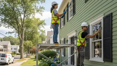 Painting company team serving Albany, NY for interior and exterior house painting services