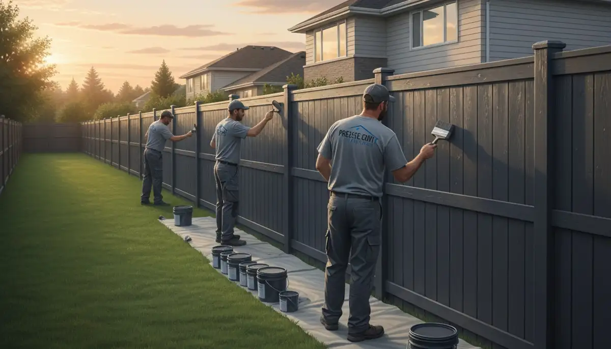 Fence painting service in Albany, NY for durable weather protection and curb appeal