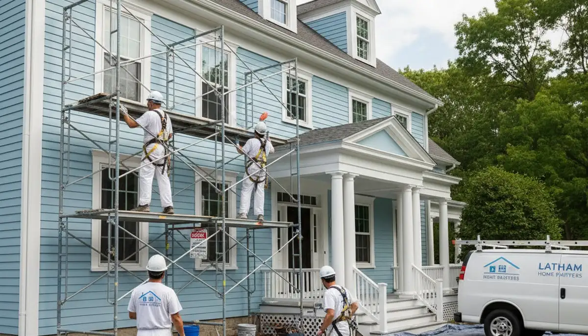 Painting contractors in Albany, NY providing professional interior and exterior house painting services