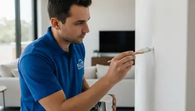 Albany, NY paint touch-up service repairing scuffs, chips, and peeling on interior walls