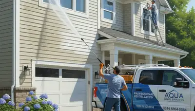 Vinyl siding pressure cleaning in Albany, NY for dirt, mildew, and winter buildup removal