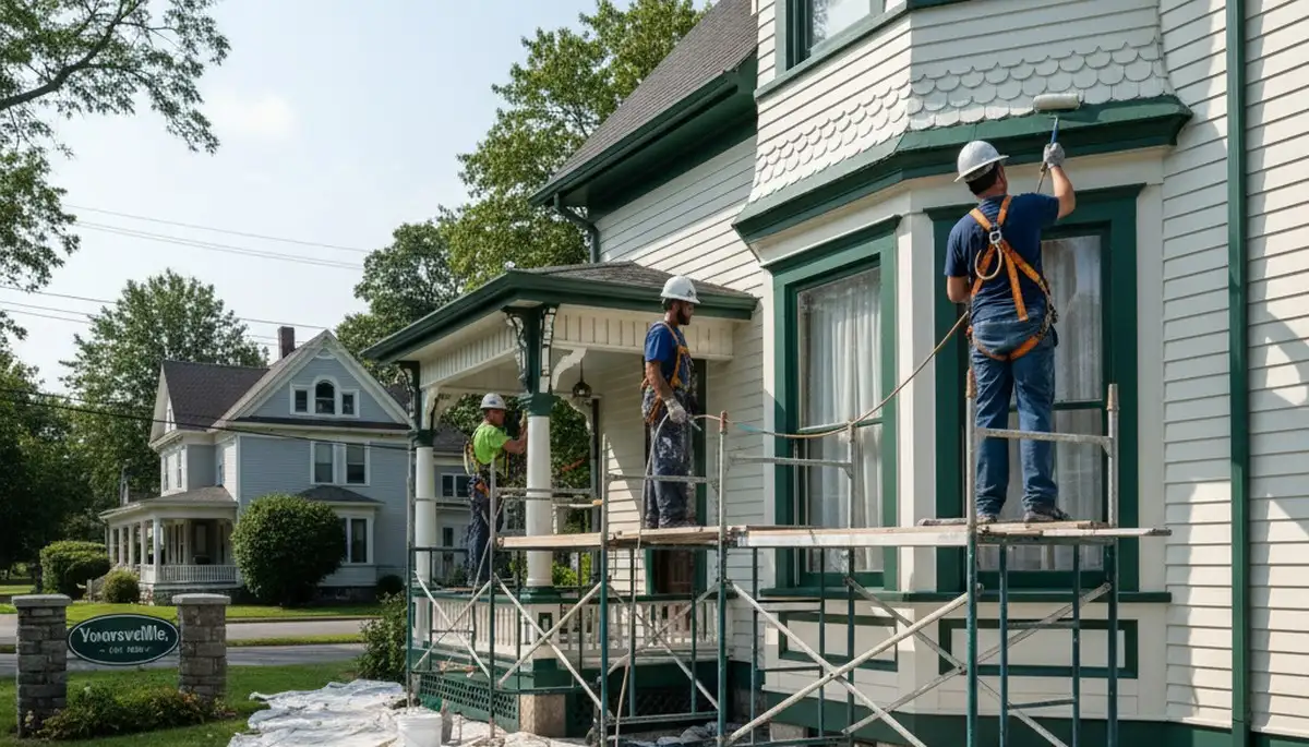 Painting contractor in Albany, NY providing professional interior and exterior painting services