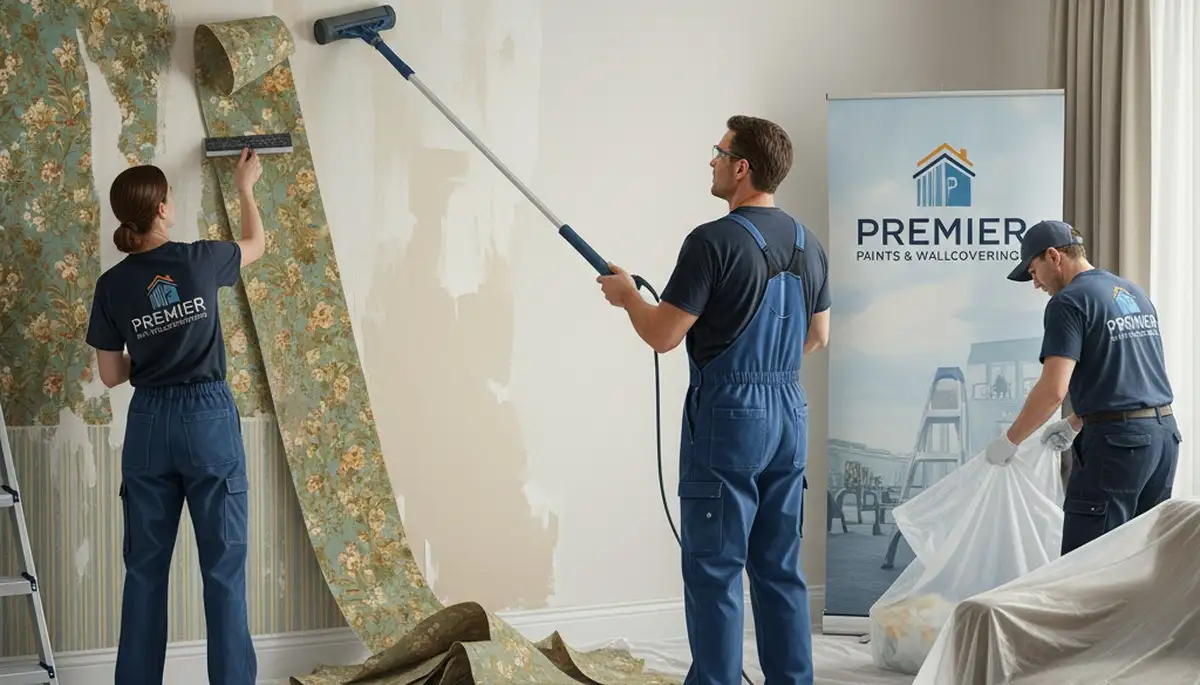 Wallpaper removal service in Albany, NY, preparing walls for painting by Albany Paint Pros